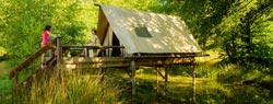 campsite in morvan bungalow